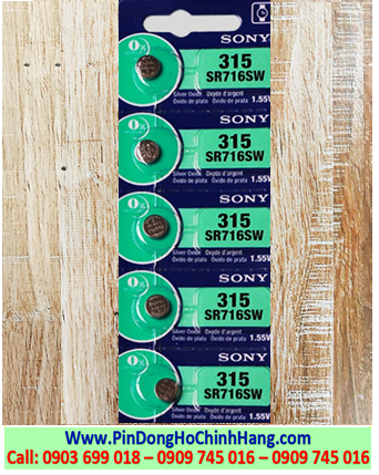 Vỉ 5viên Sony SR716SW (145.000đ)